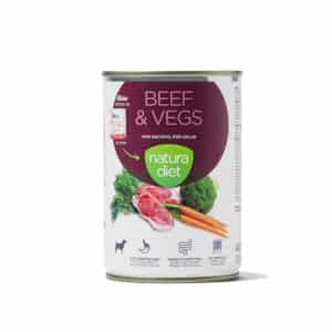 Menjar humit amb Beef and Vegs